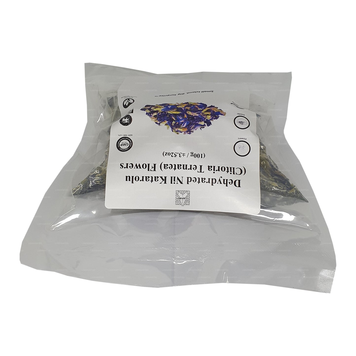 Lakpura® Dehydrated Butterfly Pea (Nil Katarolu; Clitoria Ternatea) Flowers