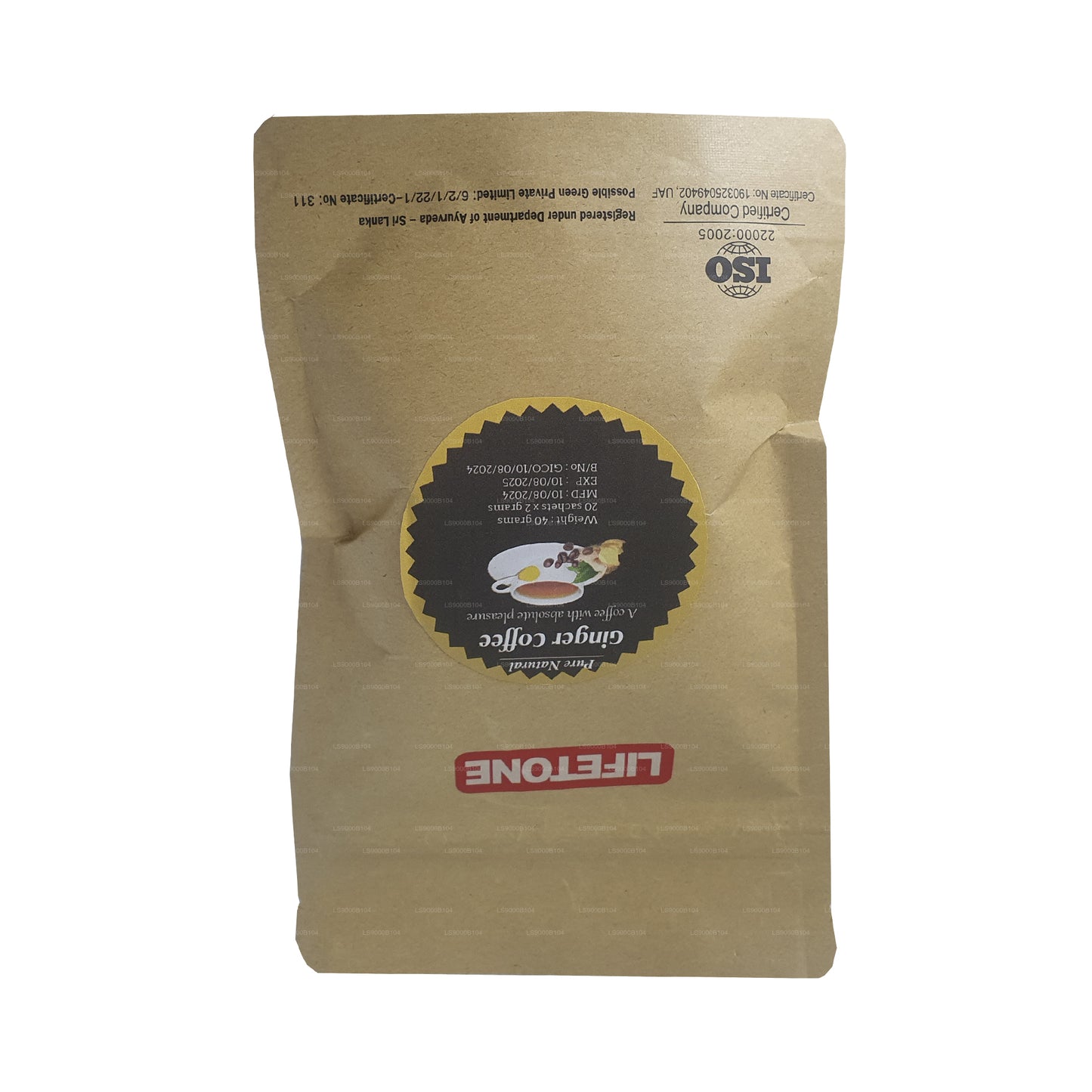 Lifetone Ginger Coffee (40g) 20 Tea Bags