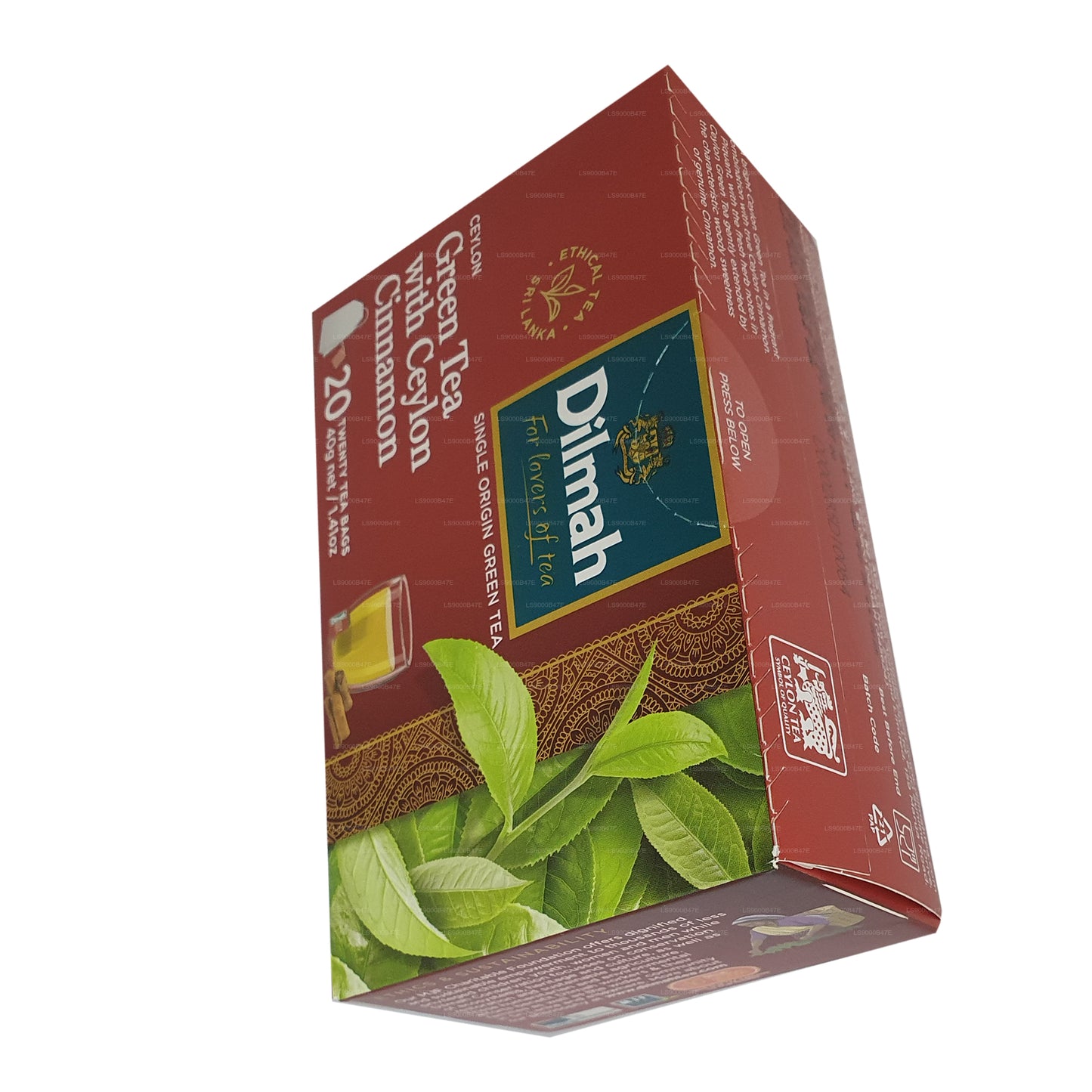 Dilmah Ceylon Green Tea with Ceylon Cinnamon (40g) 20 Tea Bags