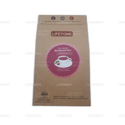 Lifetone Beetroot Tea (40g) 20 Tea Bags