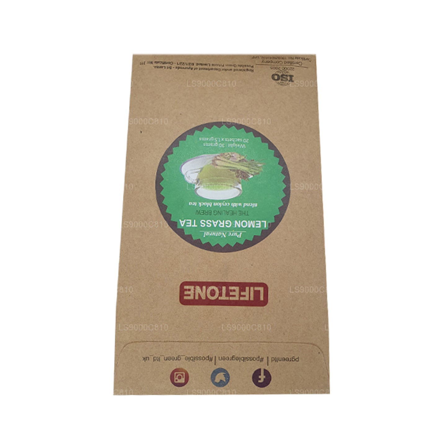 Lifetone Lemongrass Tea (30g)