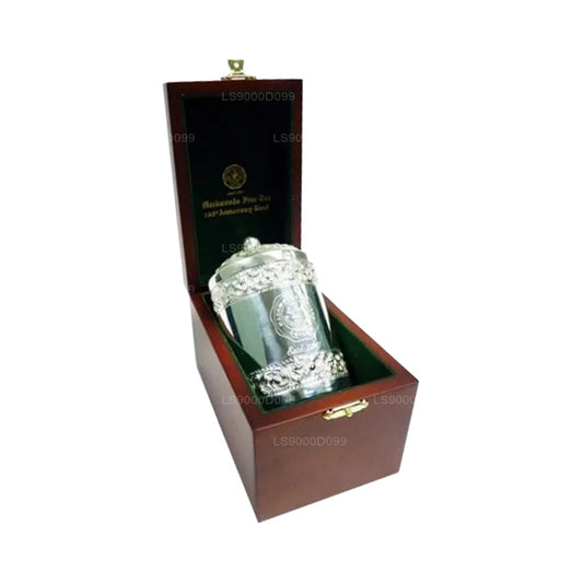 Mackwoods Iconic "165th Anniversary Blend" In A Silver Plated And Handcrafted Caddy In A Wooden Gift Box (40g)