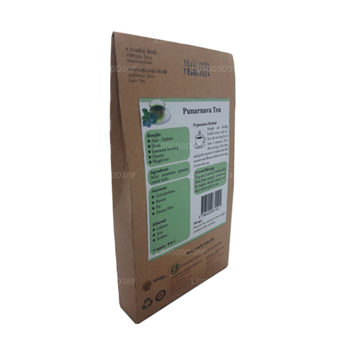 Lifetone Punarnava Root Tea (30g) 20 Teabags