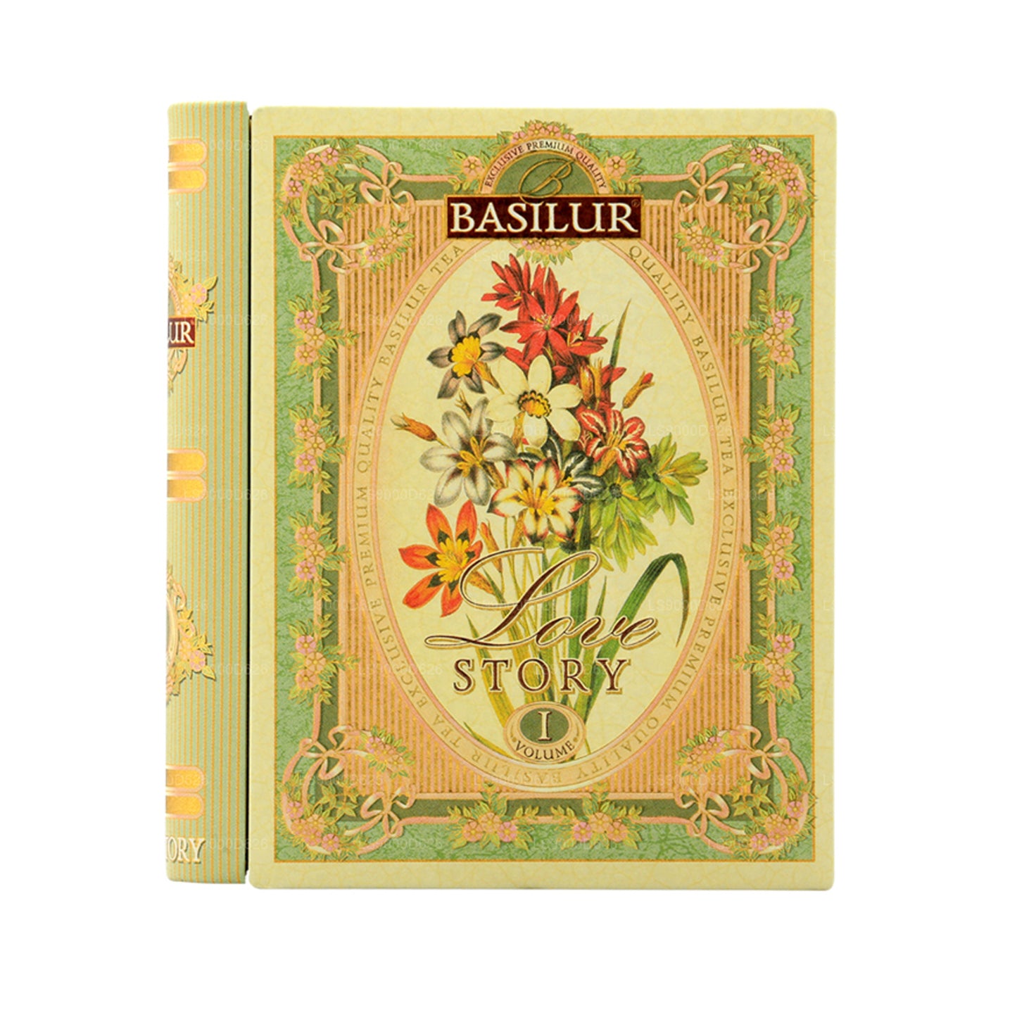 Basilur "Miniature Tea Book - Love Story Volume I" (10g) Caddy