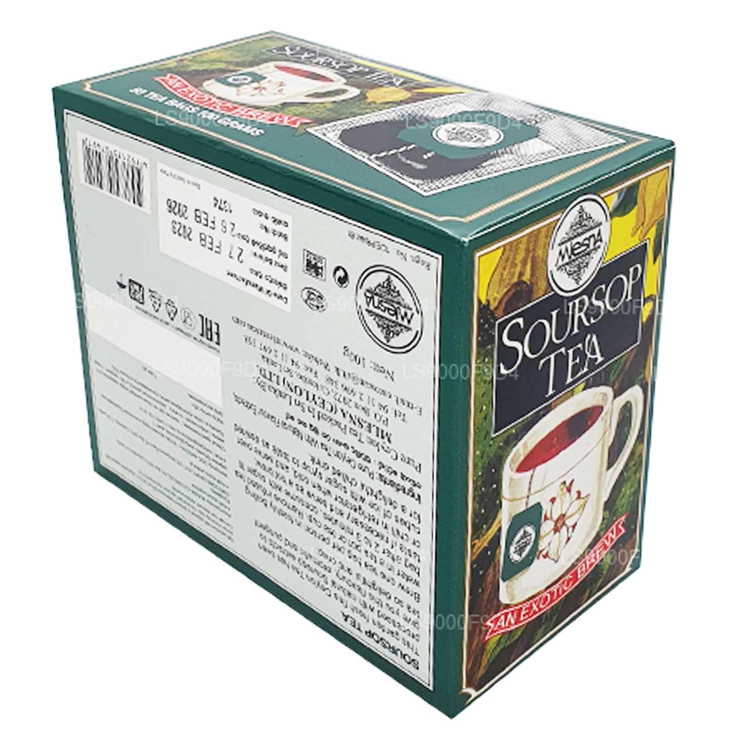 Mlesna Soursop "An Exotic Brew" Black Tea (100g) 50 Tea Bags