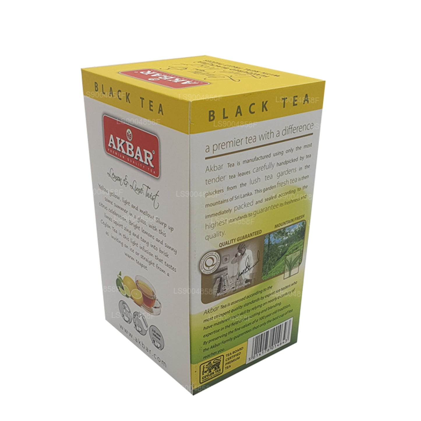 Akbar Lemon and Lime Twist Tea (40g) 20 Tea Bags