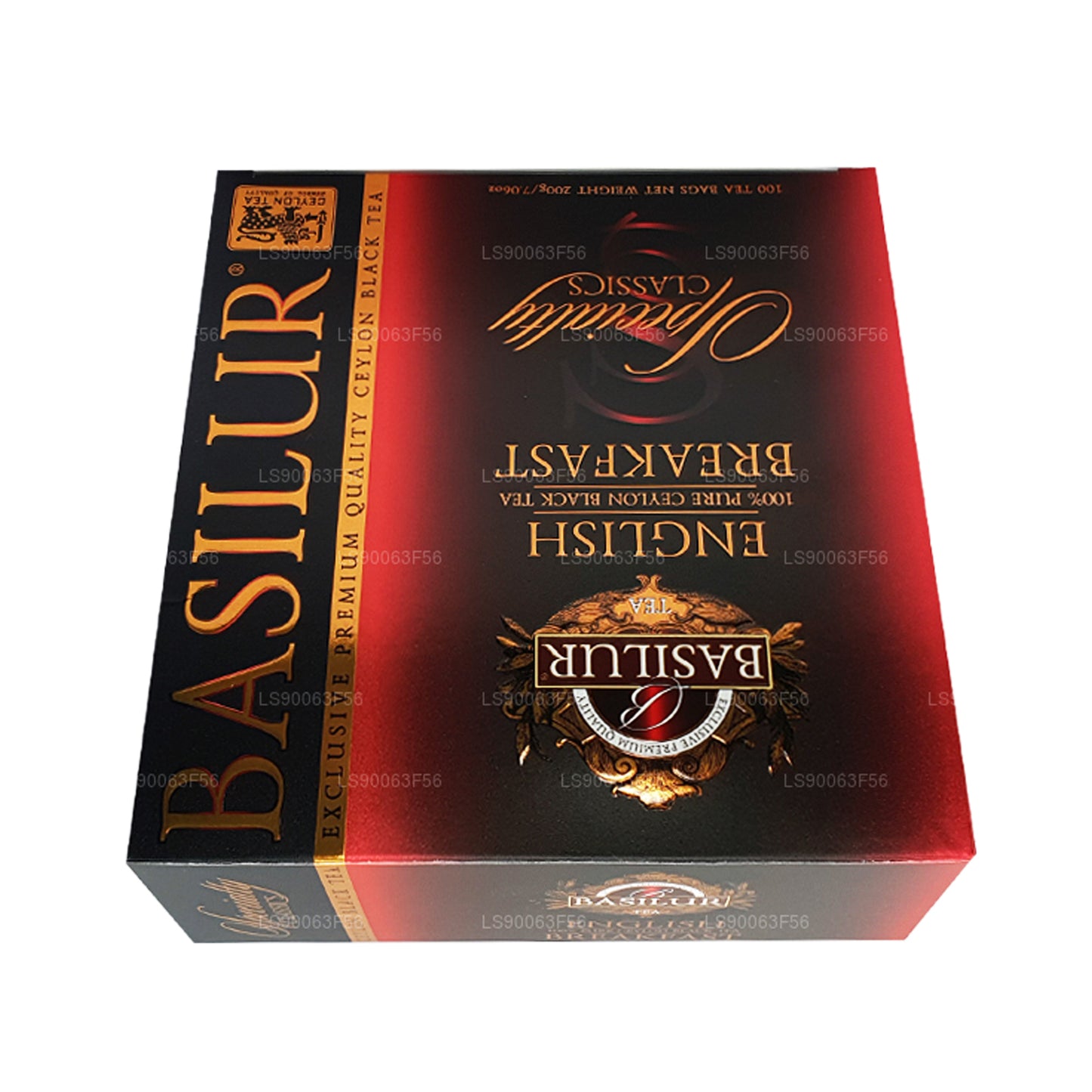 Basilur English Breakfast Pure Ceylon Black Tea Bags