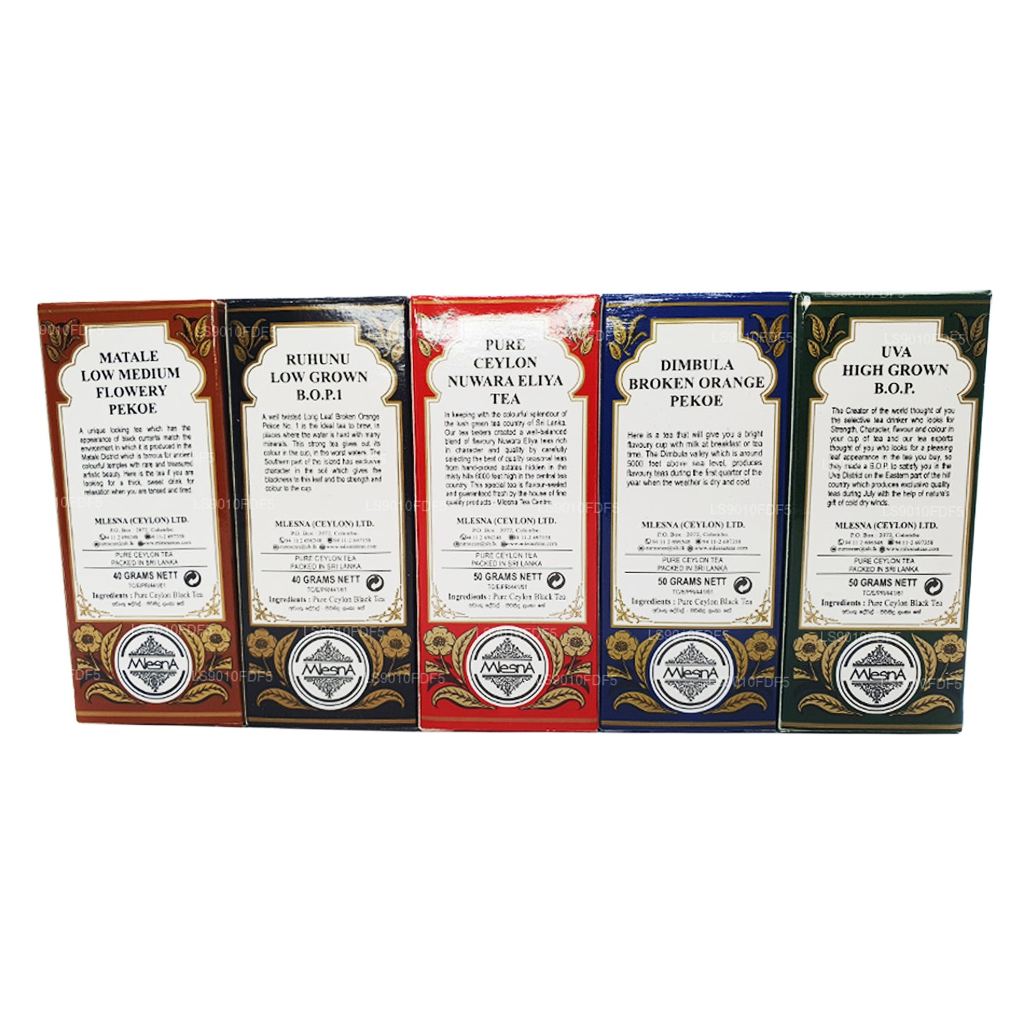 Mlesna 5 Regional Assorted Ceylon Black Tea (230g)