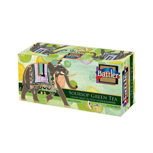 Battler Green Tea With Soursop (50g) 25 Tea Bags