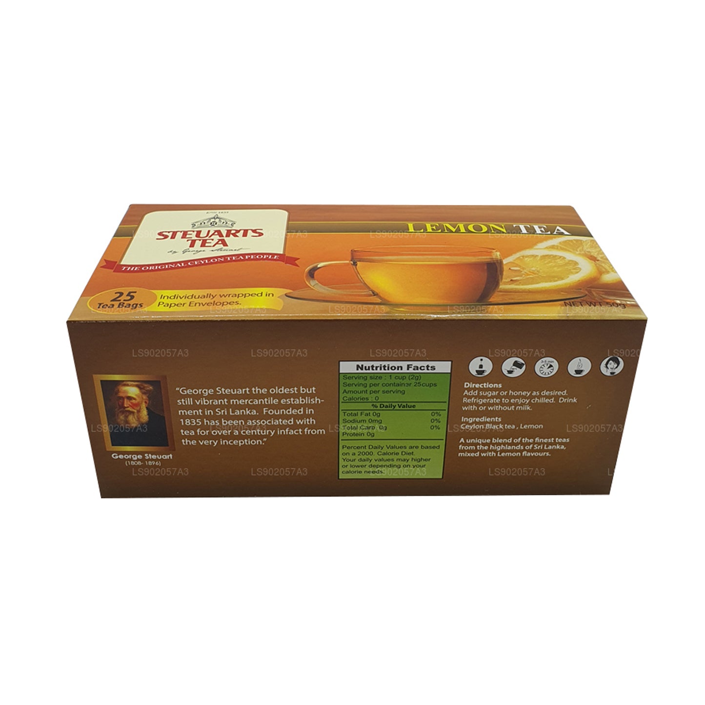 George Steuarts Lemon Tea (50g) 25 Tea Bags