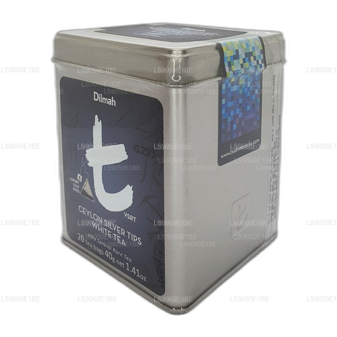 Dilmah Ceylon Silver Tips White Tea (40g) Caddy 20 Tea Bags