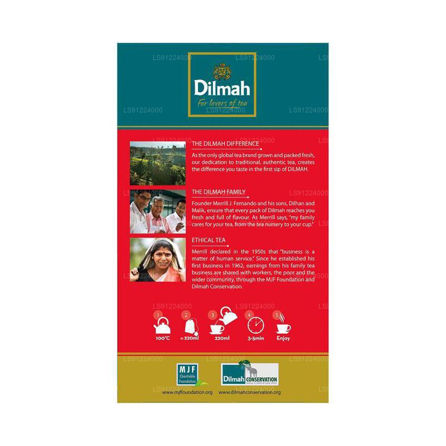Dilmah English Breakfast Tea (50g) 25 Tea Bags