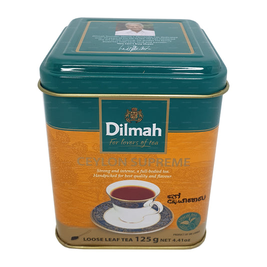 Dilmah Ceylon Supreme Loose Leaf Tea caddy (125g)