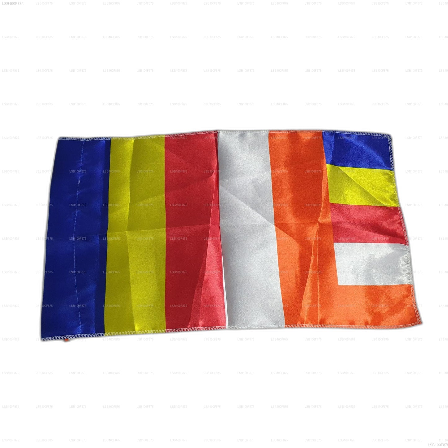 Lakpura® Sri Lankan Fabric Buddhist Flag