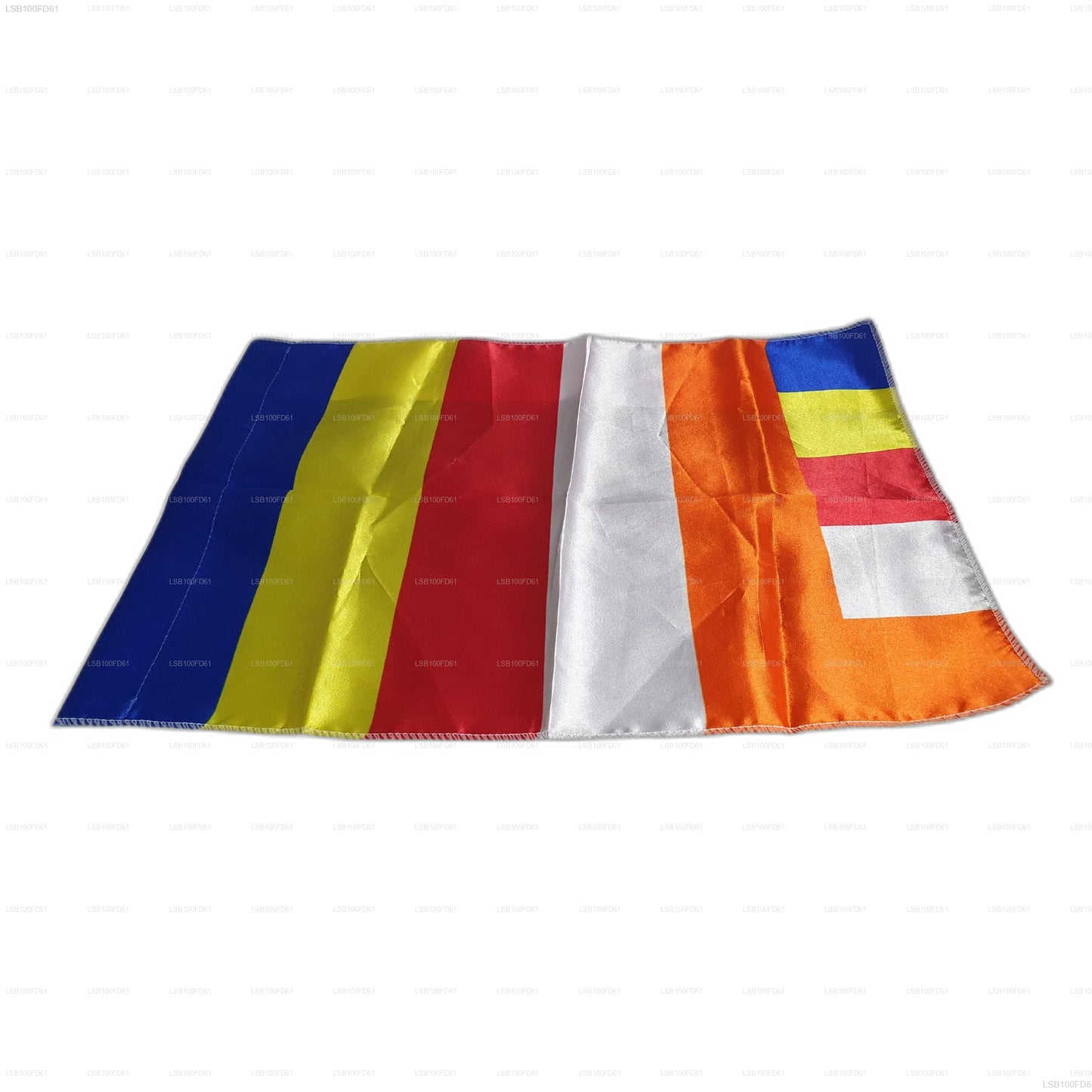 Lakpura® Sri Lankan Fabric Buddhist Flag