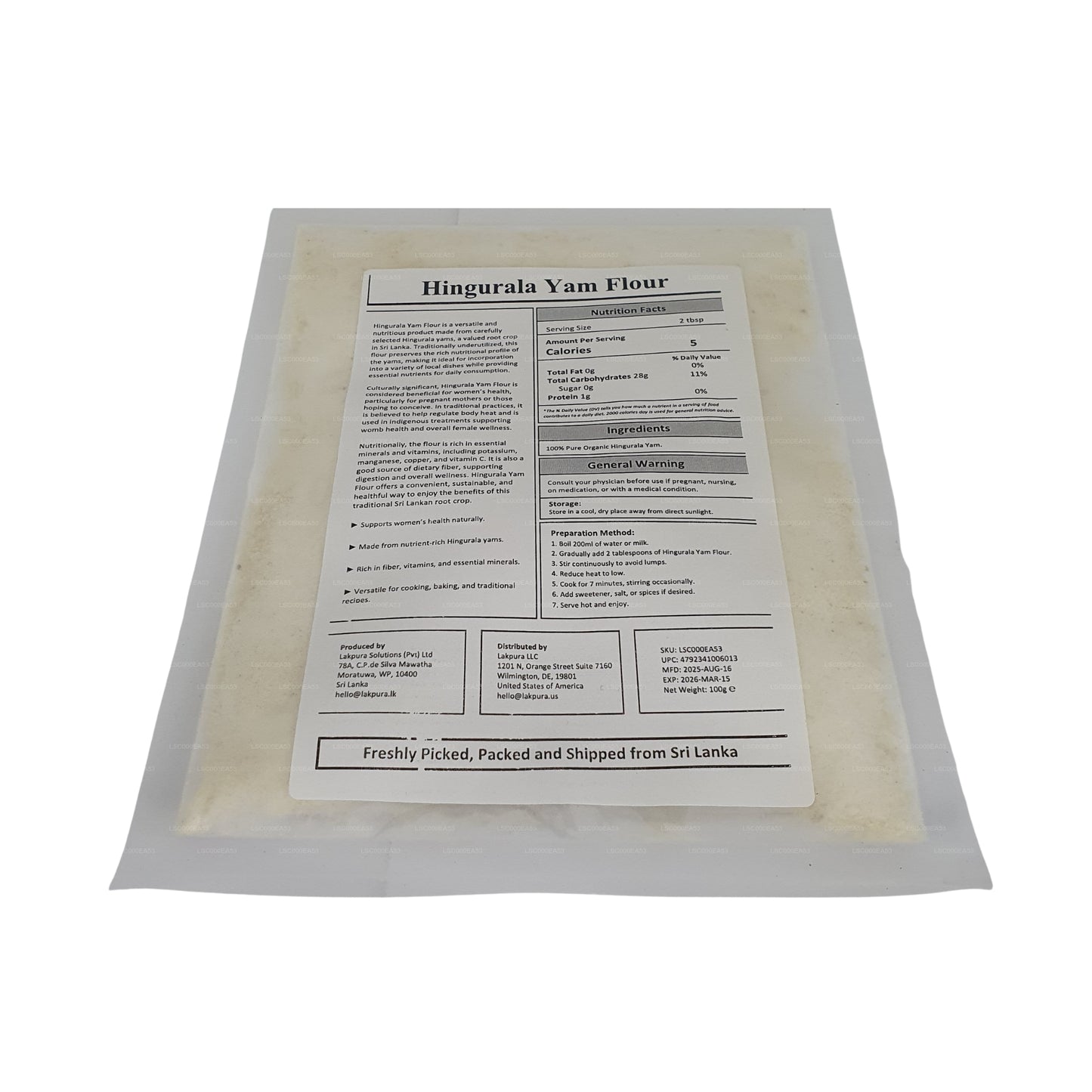 Lakpura® Hingurala Flour