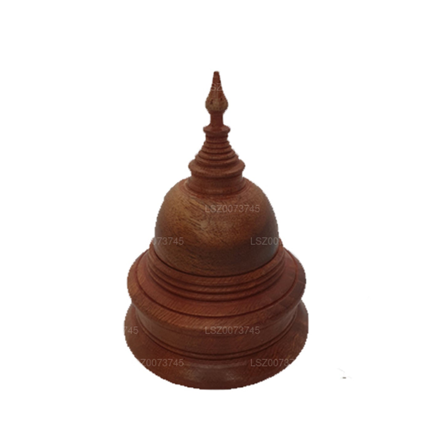 Lakpura® Buddha Stupas Wood Color (H-4 inch W-3 inch)