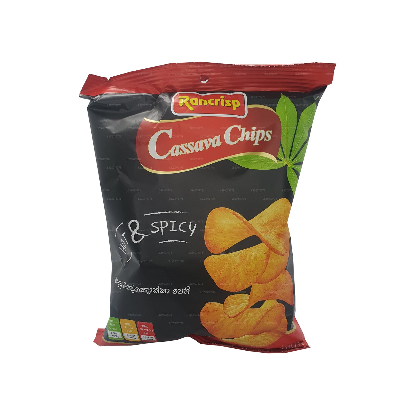 Rancrisp Cassava Chips Hot and Spicy (100g)