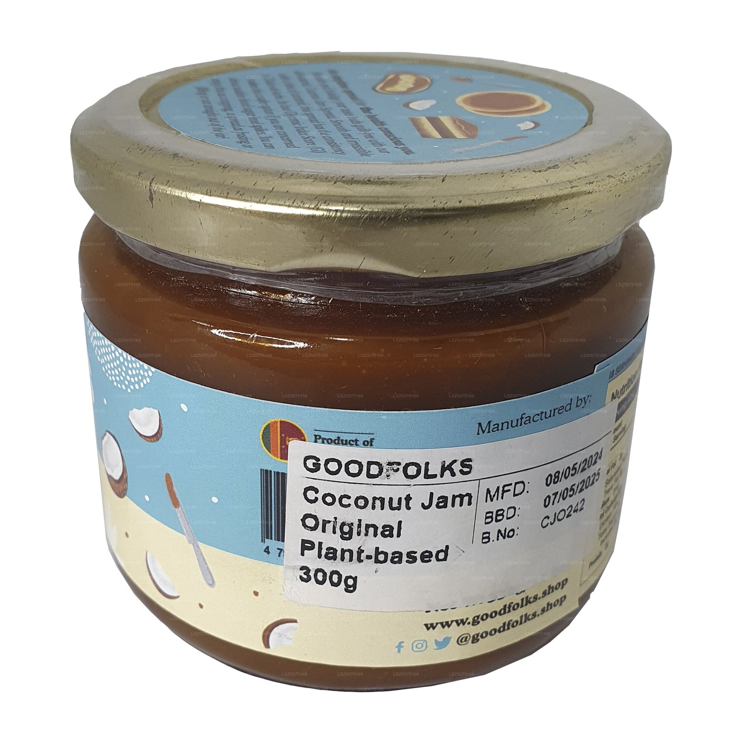 Goodfolks Natural Coconut Jam (300g)