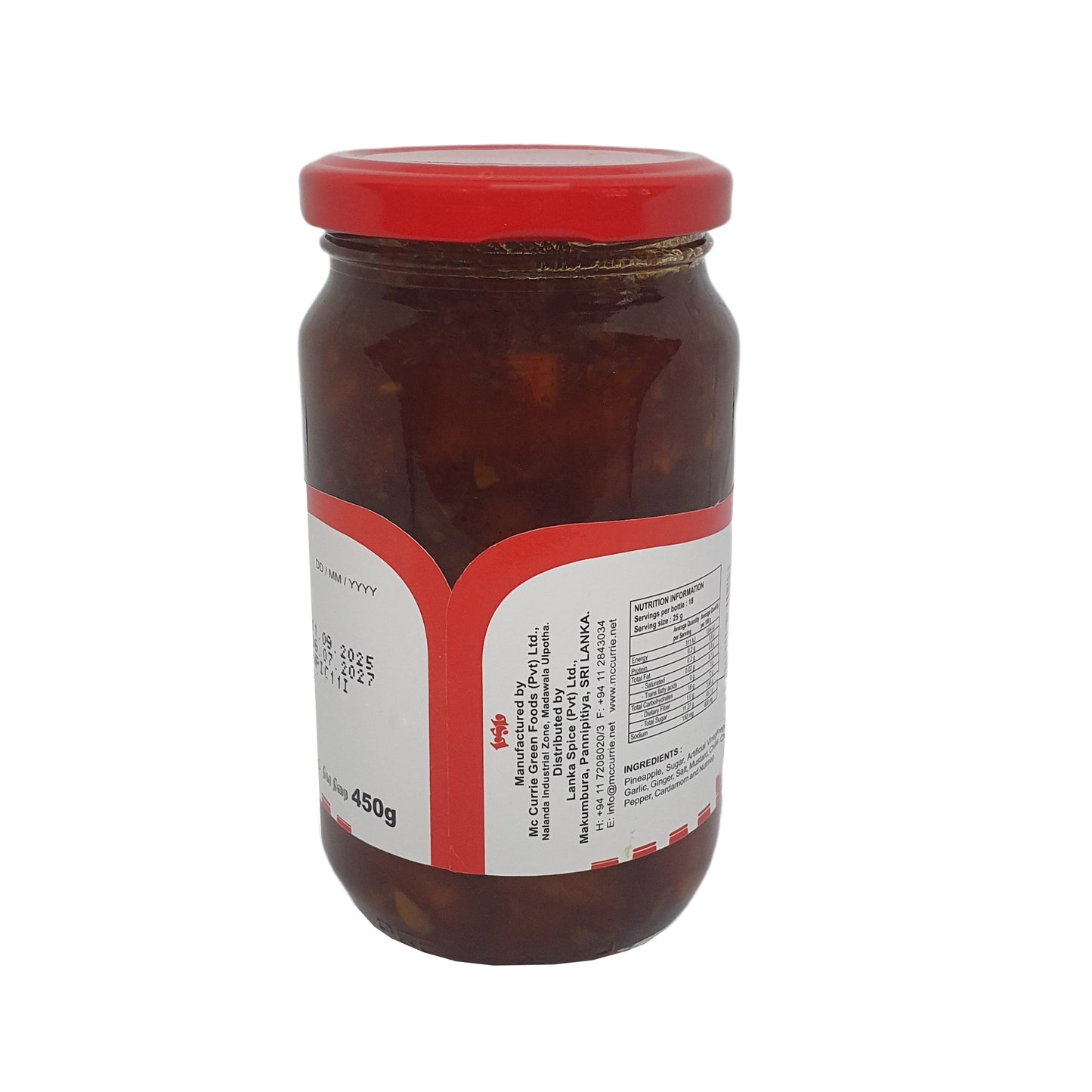 Mc Currie Pineapple Chutney (450g)