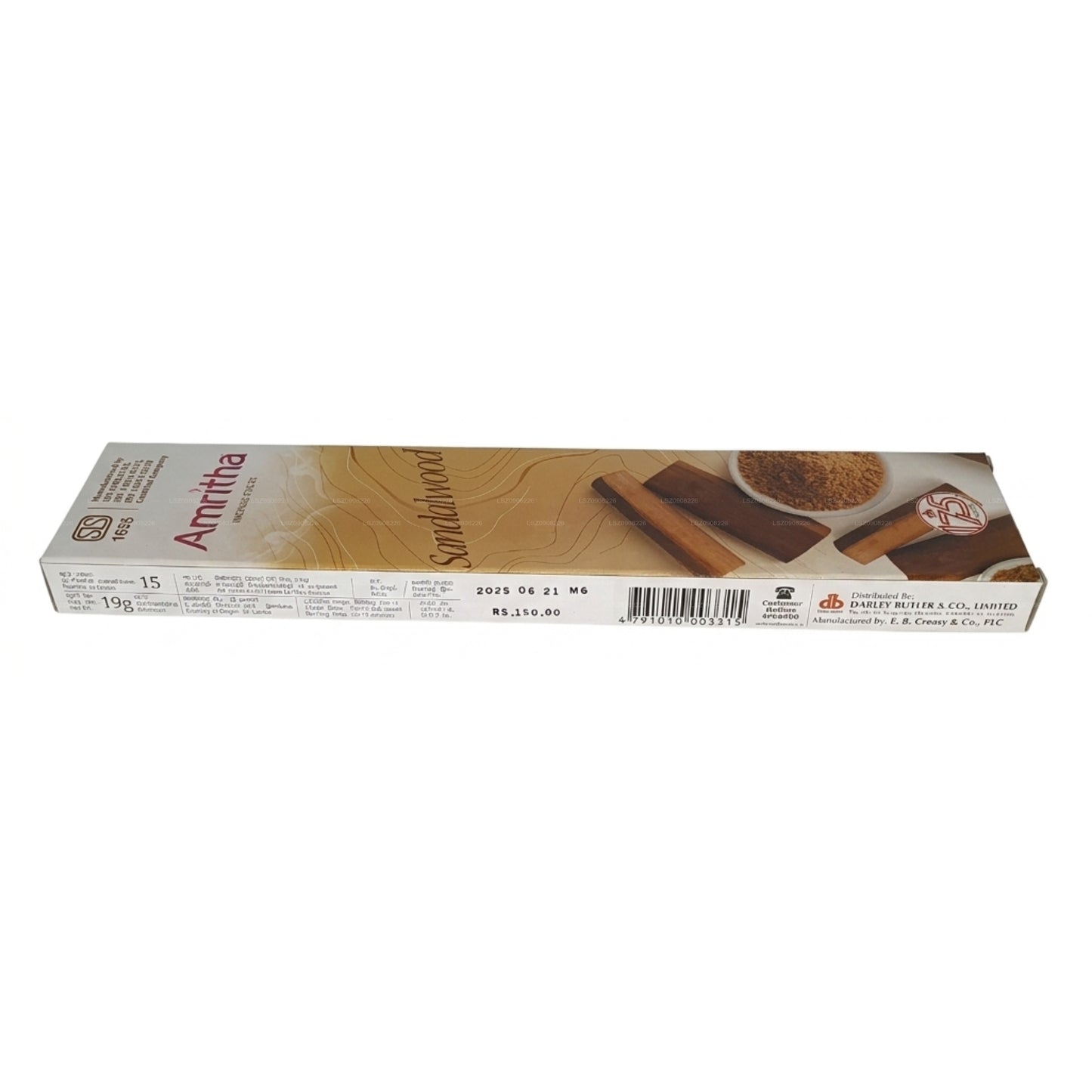 Amritha Sandalwood Joss 15 Sticks (19g)