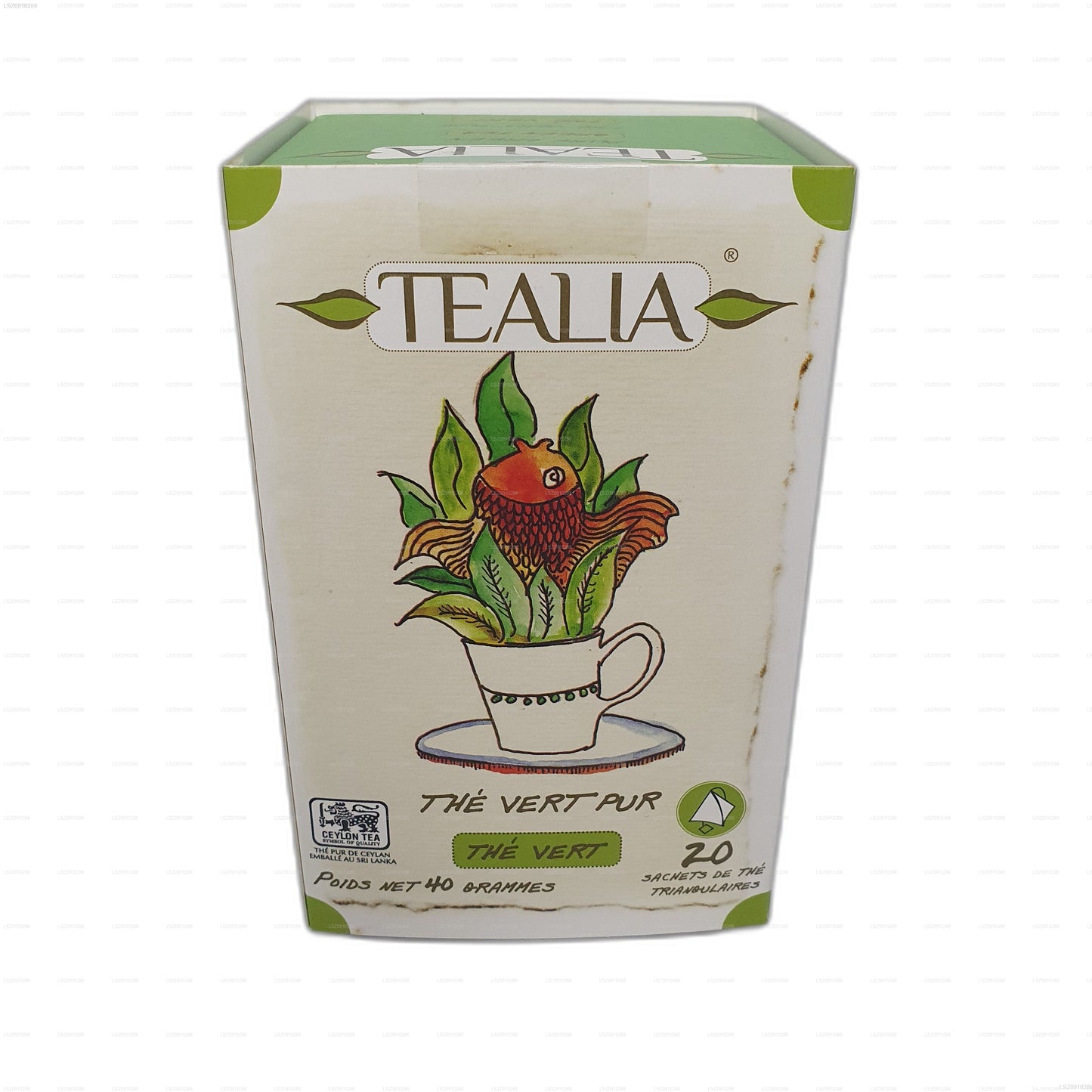 Teali The Vert Green (40g) 20 Pyramid Tea Bags