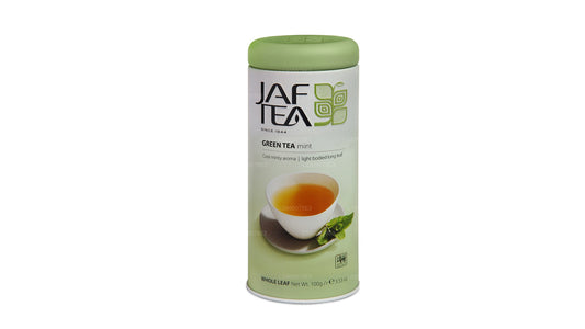 Jaf Tea Mint Green Leaf tea (100g) Tin